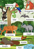 Binatang Di Hutan: Animals In The Forest (Indonesian Langa