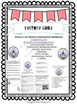 Preview of Binder: Articles of Confederation Complete Unit {History Guru}