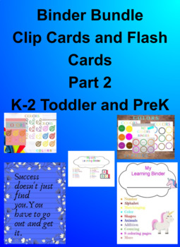 Preview of pack Clip Cards and Flash Cards, interactive busy book morning activities