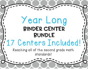 Preview of Binder Centers: Year Long Bundle