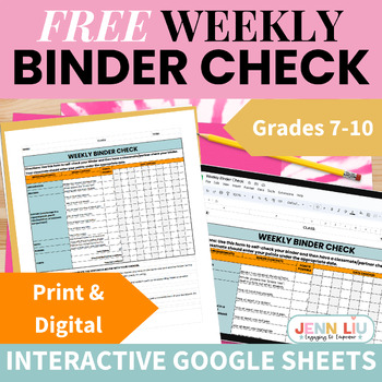 Preview of Binder Check - FREE