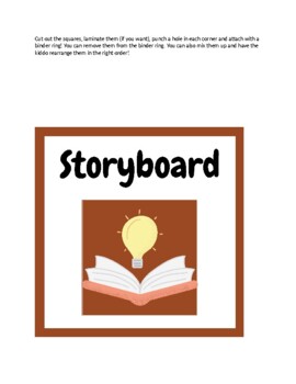 Preview of Binder Clip Story Board Icons (Generic)