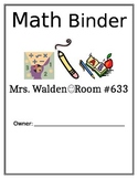 Binder Cover