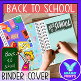 Binder Cover Back to School Digital Paper Background Clip 