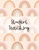 FREE Binder Cover | Student Teacher