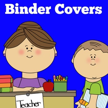 Preview of Teacher Binder Covers | Lesson Plan Binder Cover | Preschool Kindergarten 1st