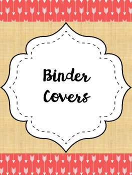 Binder Covers by Erica Hastings | TPT