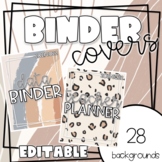 Binder Covers  // Boho Classroom Decor