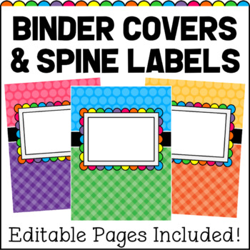 Binder Labels And Spine Labels Worksheets Teaching Resources Tpt