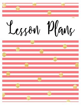 Pink Binder Covers Pack by Barnett's School House | TpT