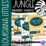Binder Covers Editable | Jungle