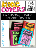 Binder Covers : Editable Kiddie Covers