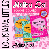 Binder Covers Editable | Malibu Doll