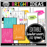 Binder Covers - Editable {Matching Spines and Labels}