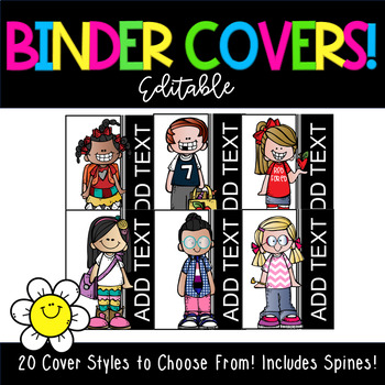 Preview of Binder Covers & Spines | Editable | IEP | SPED | Special Education | Speech | OT