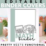 Binder Covers, Spines, and Divider Tabs for Classroom Orga