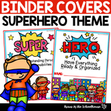 Binder Covers Superhero Theme