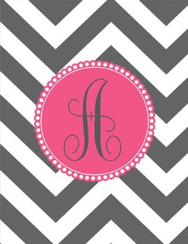 Preview of Binder Covers ~ The Chevron Collection