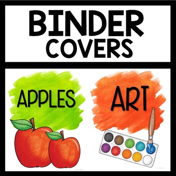 Preview of Watercolor Binder Covers