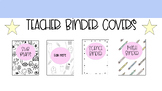 Binder Covers l EDITABLE! l color + black and white options