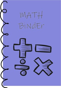 Preview of Binder Decor - MATH