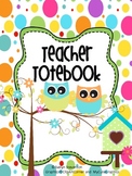 Binder Owl That Teacher Totebook