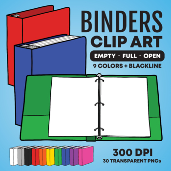Binders Clip Art