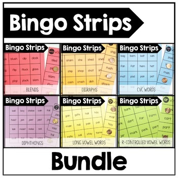 Bingo Strips Bundle by Renee Dooly | TPT