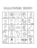 Bingo Halloween  -- no prep!