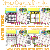 Bingo: Addition, Subtraction, Multiplication,Division, Spr
