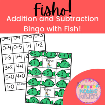 Preview of Bingo | Addition and Subtraction to 5 Game