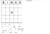 Bingo - Algebra 1 Year End Review