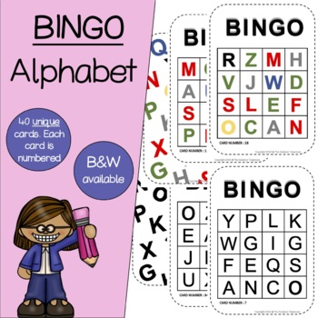 Bingo - Alphabet by The Soldatos' Classroom | TPT