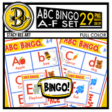 Bingo : Alphabet A-F Set