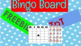 Bingo Board! Christmas Themed!- Adjectives