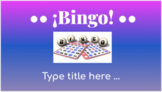 Bingo Board Layout