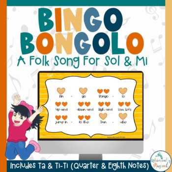 Preview of Bingo Bongolo | A Folk Song For Sol & Mi (Includes Quarter & Eighth Notes)