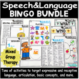 Bingo Bundle Speech Therapy Language Articulation Mixed Gr
