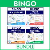 Bingo Bundle for Beginner Spanish with Emojis