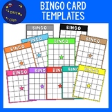 Bingo Card Templates Clipart