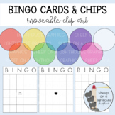 300 facile selezione dei Chip Bingo-COLORI ASSORTITI PACK-SPEDIZIONE GRATUITA 