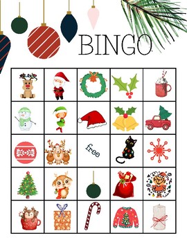 Bingo - Christmas by Ewa Rozewicz-Blaz | TPT