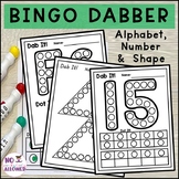 Bingo Dabber Alphabet, Number and Shape Do a Dot Bundle