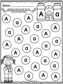 bingo dabber activities for kindergarten alphabet