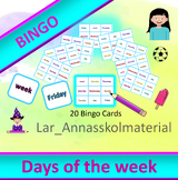 Bingo Days of the week