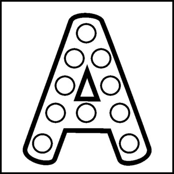 Bingo Dot Markers | Alphabet Upper and Lowercase by ThatKinderMama