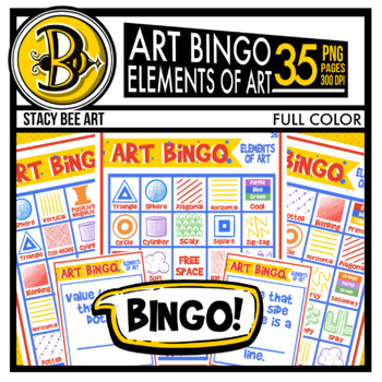 Preview of Bingo : Elements of Art Game