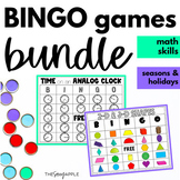 Bingo Games Bundle: Christmas, Winter Holidays Spring, Tim