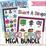 Bingo Games Mega Bundle | Phonics, Holiday, Math, Phonics 