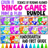 Sight Word Bingo and Phonics Holiday Bingo Printable Games